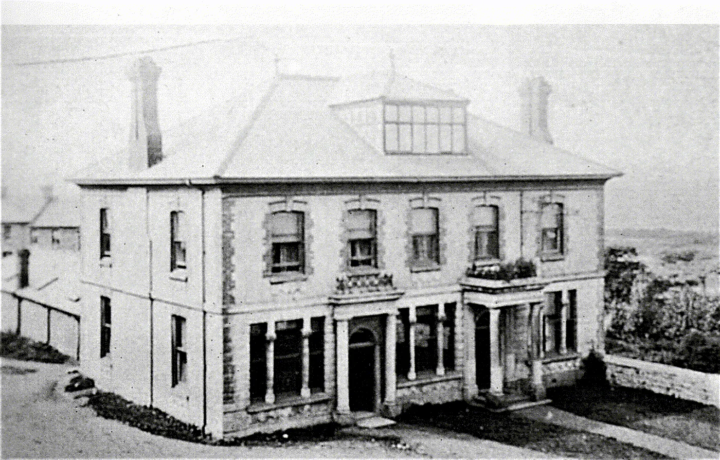 An early photograph of the Workingmen's Club building